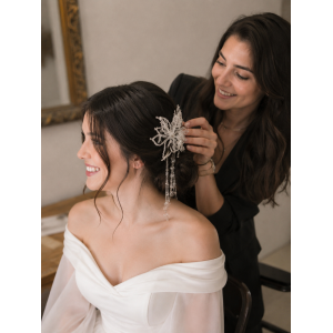 Kristal Gelin Saç Aksesuarı 
