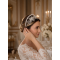 Kristal Kar Tanesi Gelin Tacı | El Yapımı Lüks Bridal Headpiece