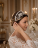 Kristal Kar Tanesi Gelin Tacı | El Yapımı Lüks Bridal Headpiece