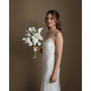 Pure Elegance | Gala Çiçekli Modern Gelin Buketi