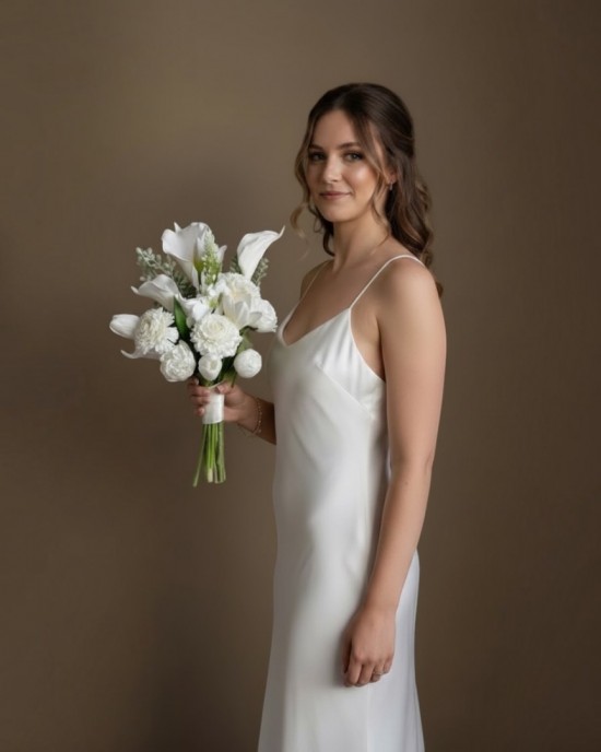 Pure Elegance | Gala Çiçekli Modern Gelin Buketi