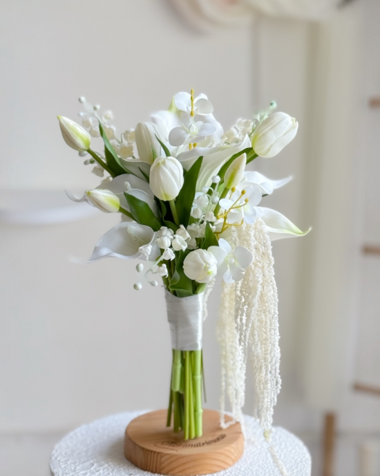 Elegan Gala ve Amaranthus Gelin Buketi
