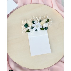 Ortanca Detaylı Damat Yaka Çiçeği