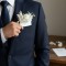İnci Detaylı Damat Cep Çiçeği 